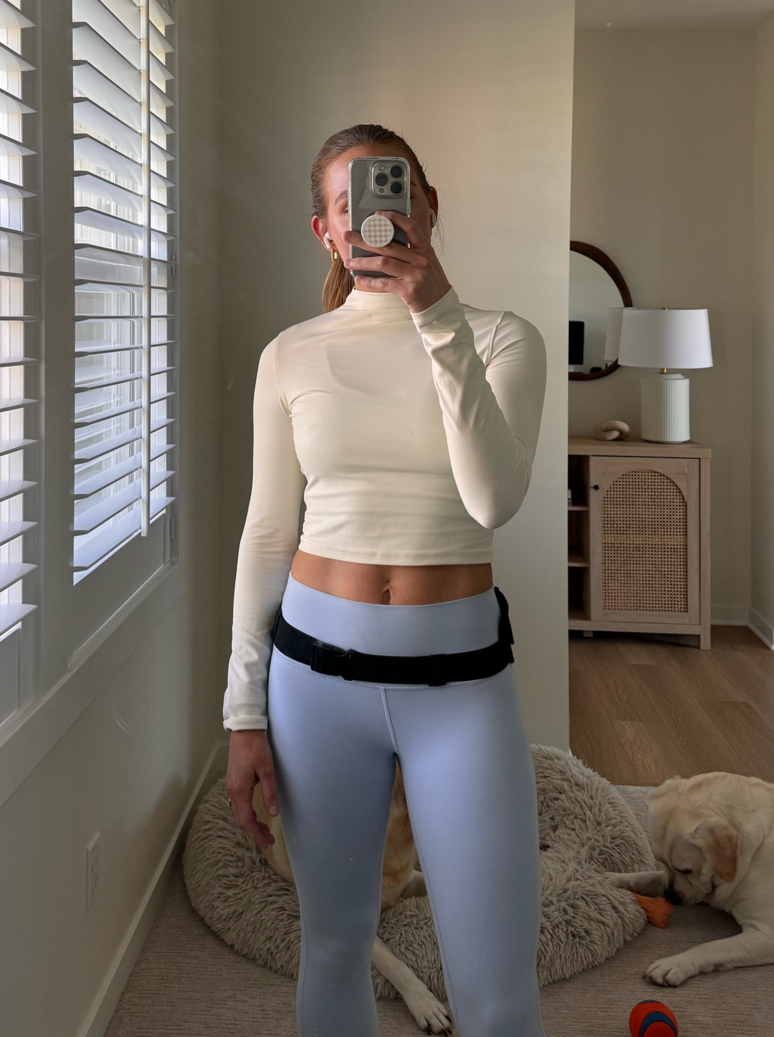 Loving this color combo 🩵🤍 

#LTKActive #LTKOver40 #LTKFitness