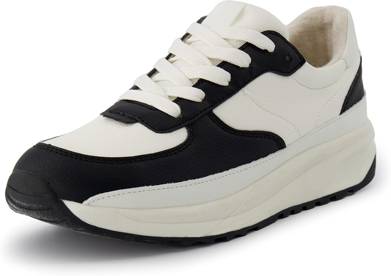 CUSHIONAIRE Women's Score lace up sneaker +Comfort Foam, Wide Widths Available | Amazon (US)