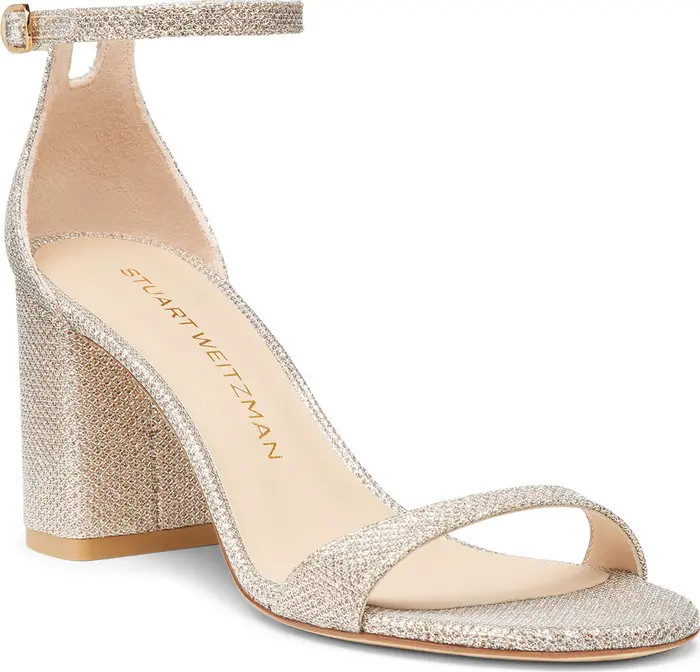 Stuart Weitzman Nudist Block 75 Sandal (Women) | Nordstrom | Nordstrom