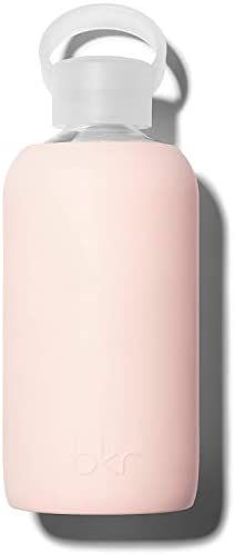 bkr Little Smooth Tutu - 16oz/500mL - Glass Water Bottle - Ballet Pale Peachy Pink - Dishwasher S... | Amazon (US)