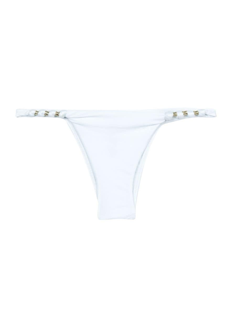 Paula Knotted Beaded Bikini Bottom | Saks Fifth Avenue