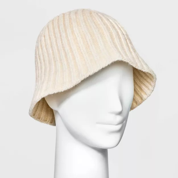 Women's Ribbed Bucket Hat - A New Day™ | Target