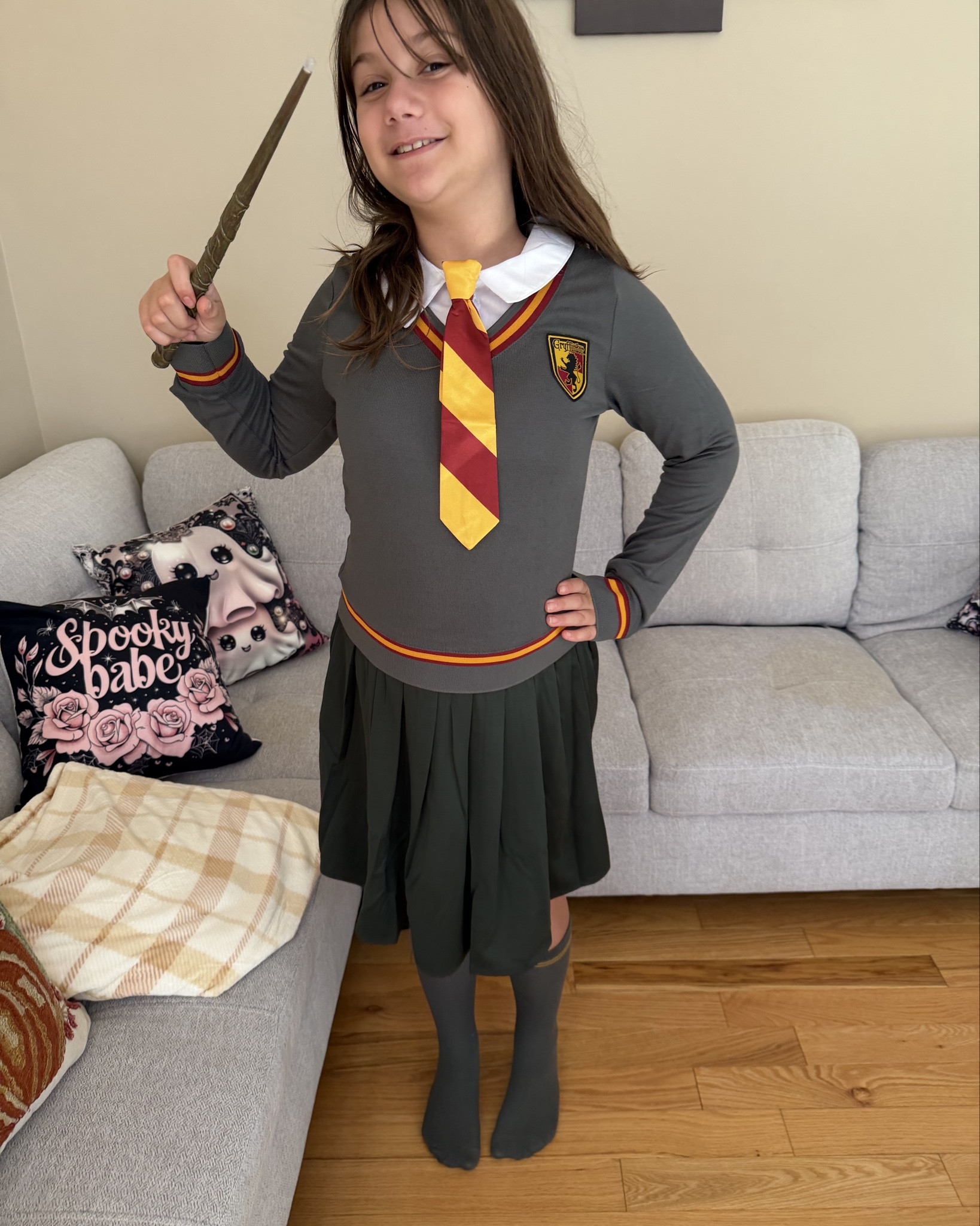 This Harry Potter lovers costume is amazing quality! Sofia is 5’1 now and wearing  small , the large under this listing will easily fit medium women size! 

#LTKHalloween #LTKMidsize #LTKSeasonal