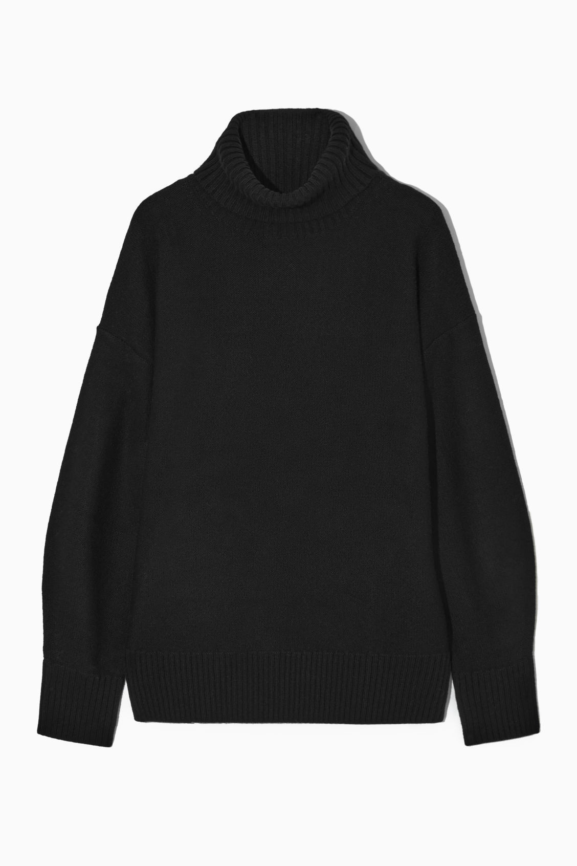 OVERSIZED WOOL ROLL-NECK SWEATER | COS (US)