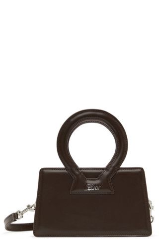 Brown Small Ana Top Handle Bag | SSENSE