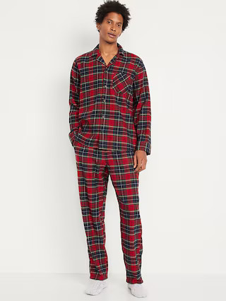 Flannel Pajama Set for Men | Old Navy (US)