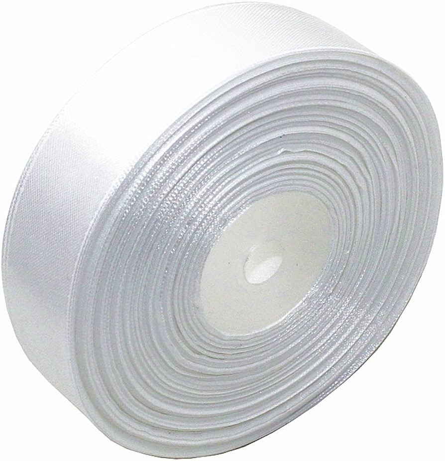 1" Solid Satin Ribbon 50 Yards Roll for Wedding Details, Sewing Projects, Gift Wrapping, Invitati... | Amazon (US)