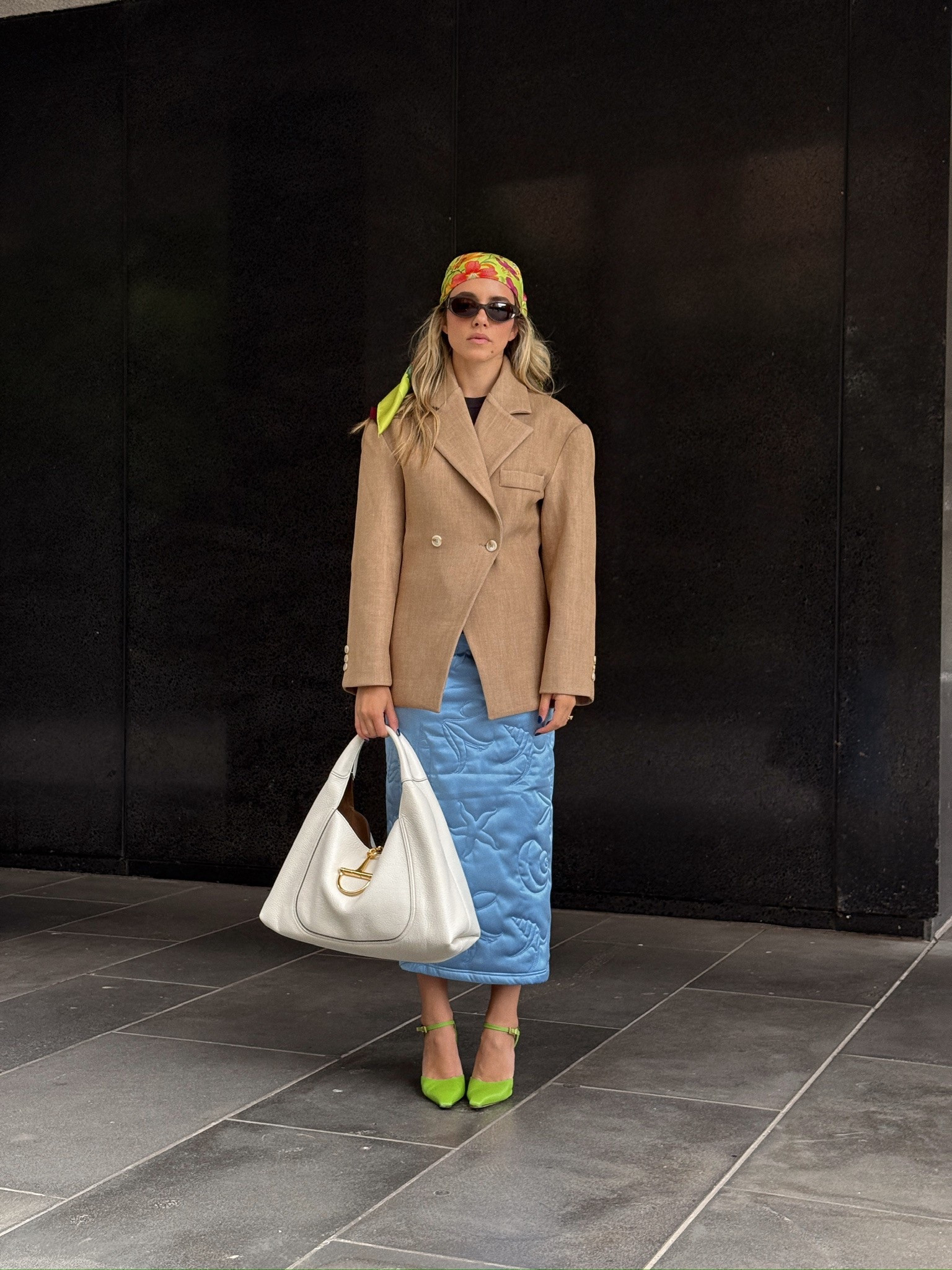 Styling a blazer & midi skirt for fun day to night outfit inspo!  🩵🤎

#LTKstyletip #LTKaustralia #LTKautumn