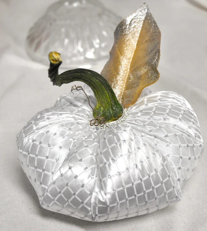 Velvet Pumpkins Fabric Pumpkins Plush Pumpkins Pumpkins Fall Wedding Centerpiece,Thanksgiving, Ho... | Etsy (US)