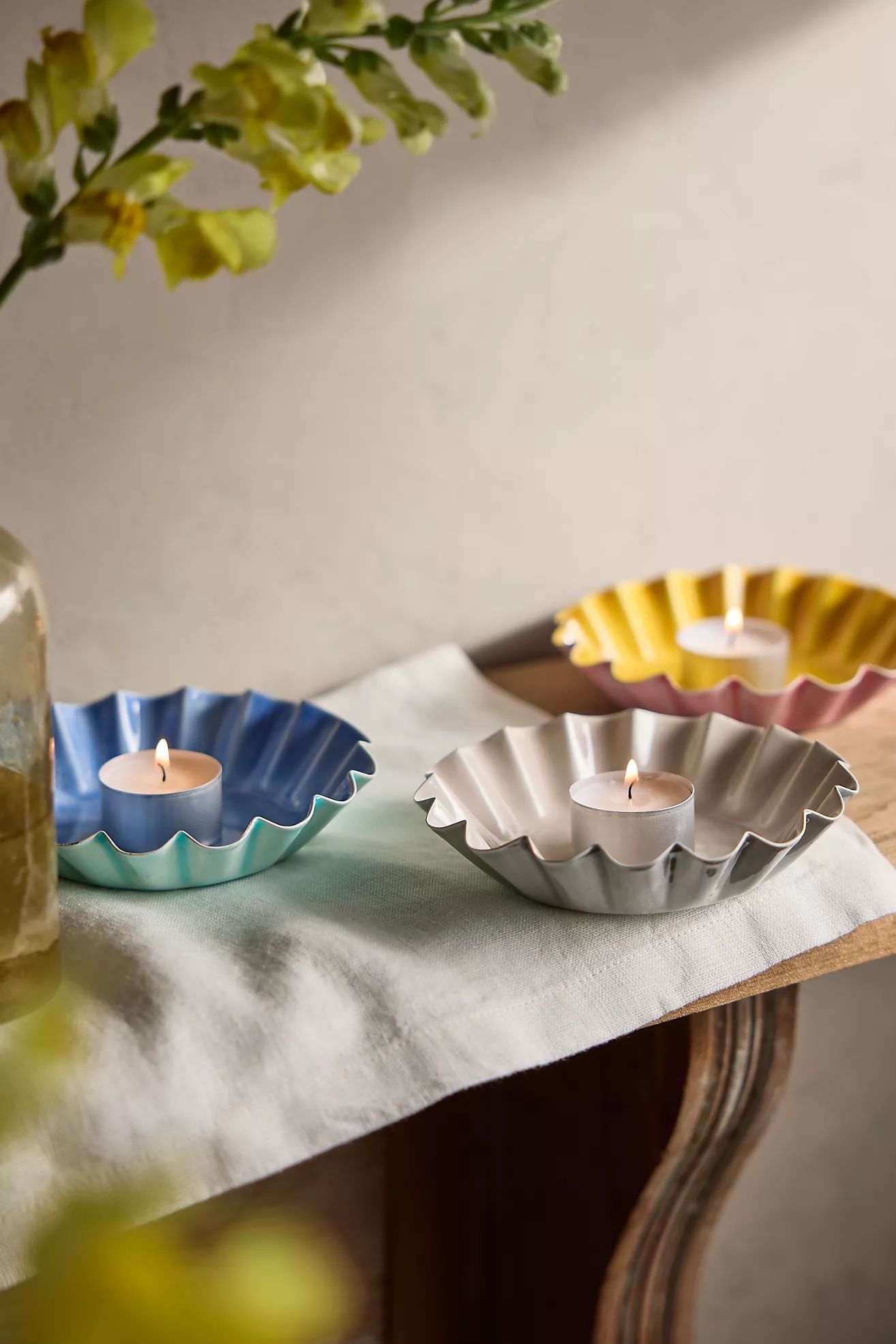 Ruffle Candle Holder Cup | Anthropologie (US)