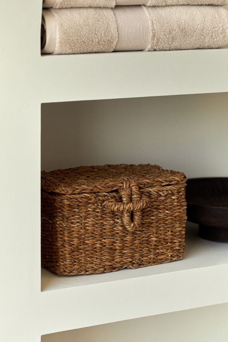 Seagrass Storage Basket with Lid | H&M (US + CA)