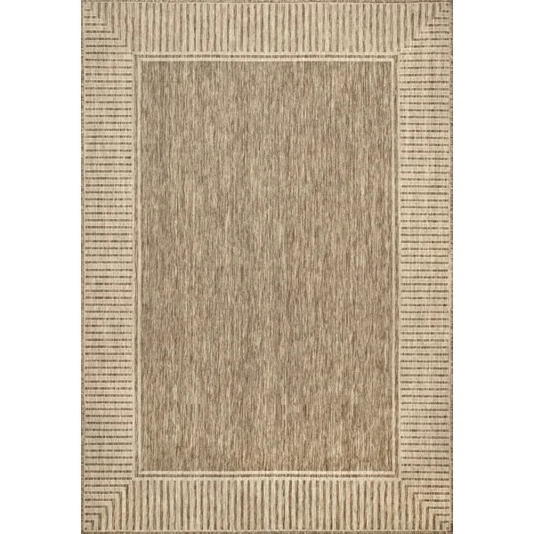 Alegre Indoor / Outdoor Area Rug in Tan | Wayfair North America