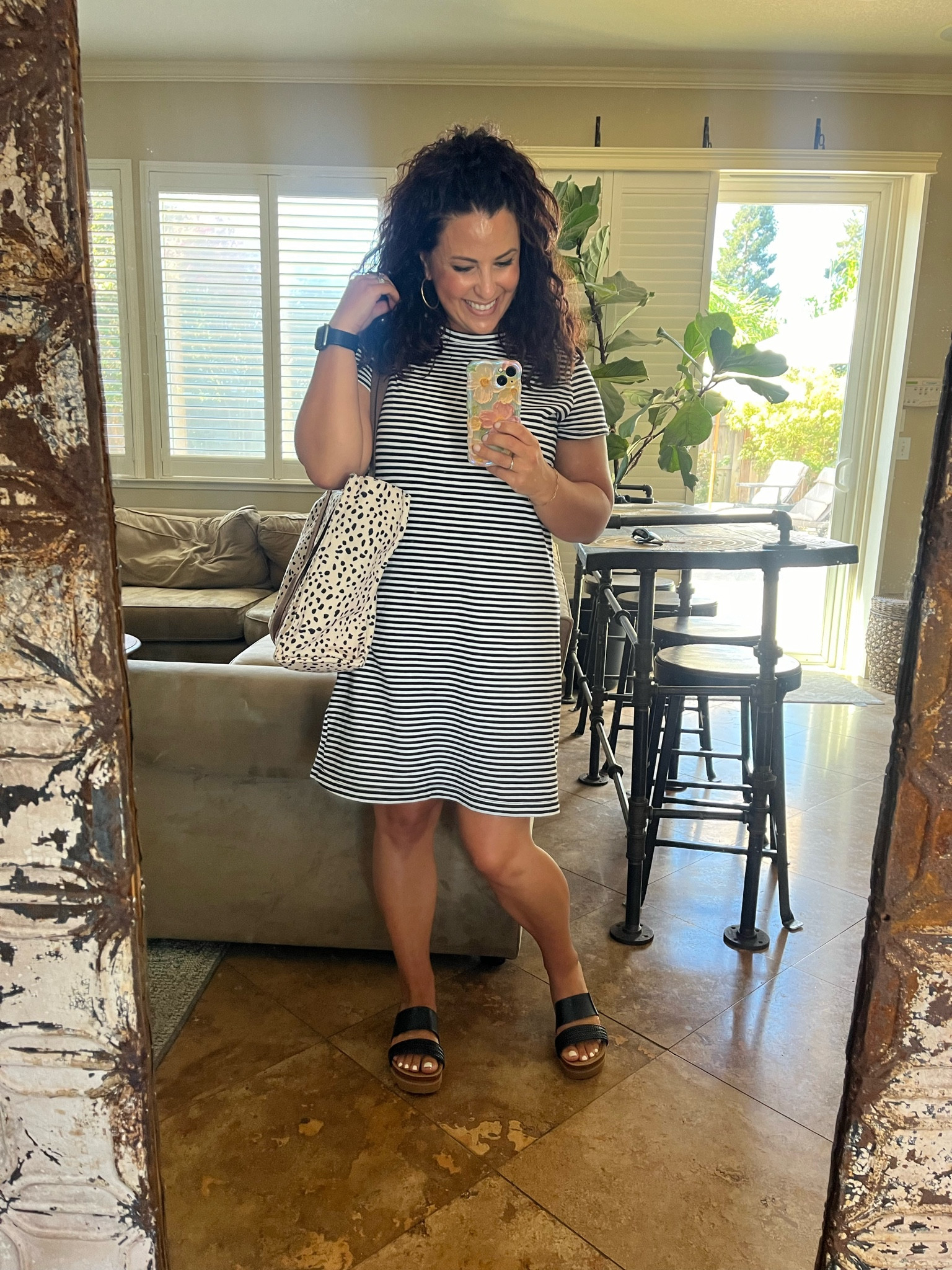 In case you needed a reminder, it’s still summer! This t shirt dress has sold out in the black and white stripe, but is available in black, which I also have. I’m wearing a small for reference. 

Teacher outfit 
Teacher dress
Affordable style


#LTKOver40 #LTKWorkwear #LTKBacktoSchool