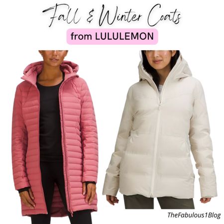 Fall and Winter Coats from Lululemon! 
#WinterFashion #WinterStyles #Coats #WinterCoats #Lululemon 

#LTKtravel #LTKSeasonal #LTKHoliday