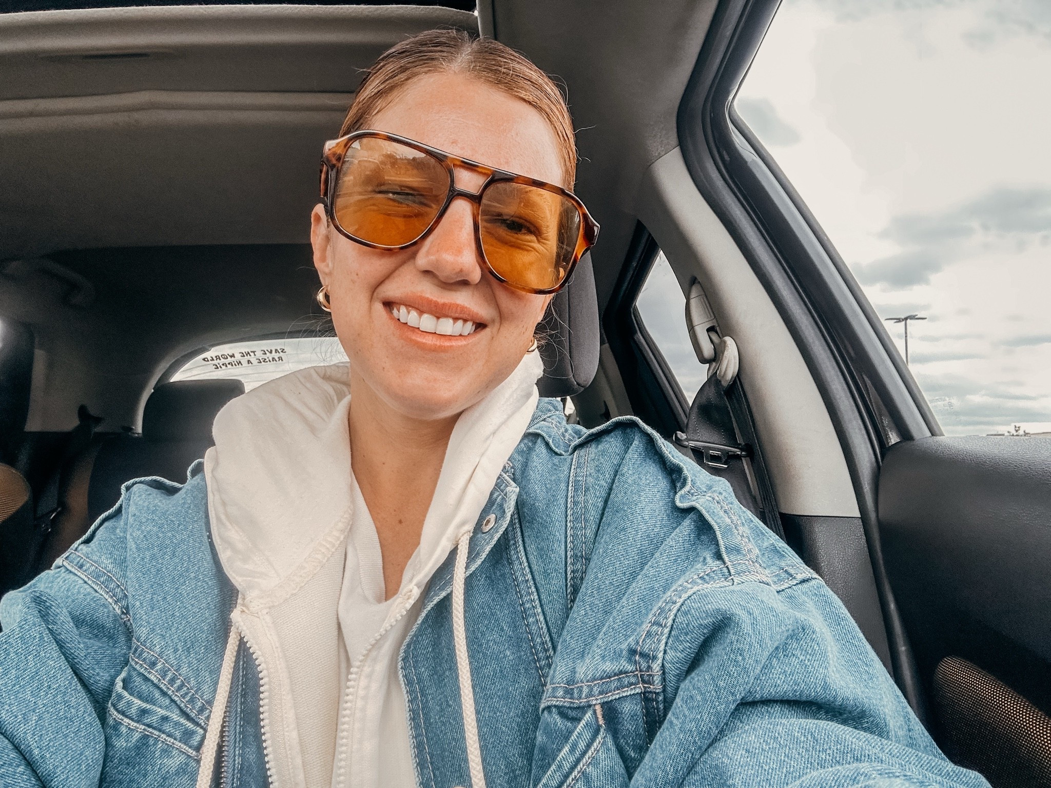 Bomber denim jacket that you can wear with anything! So cute to style.

#LTKootd #LTKdayinmylife #LTKgrwm