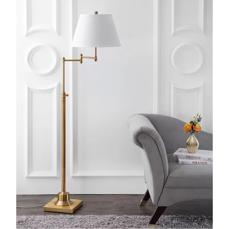 Emmeline 60" Swing Arm Floor Lamp | Wayfair Professional