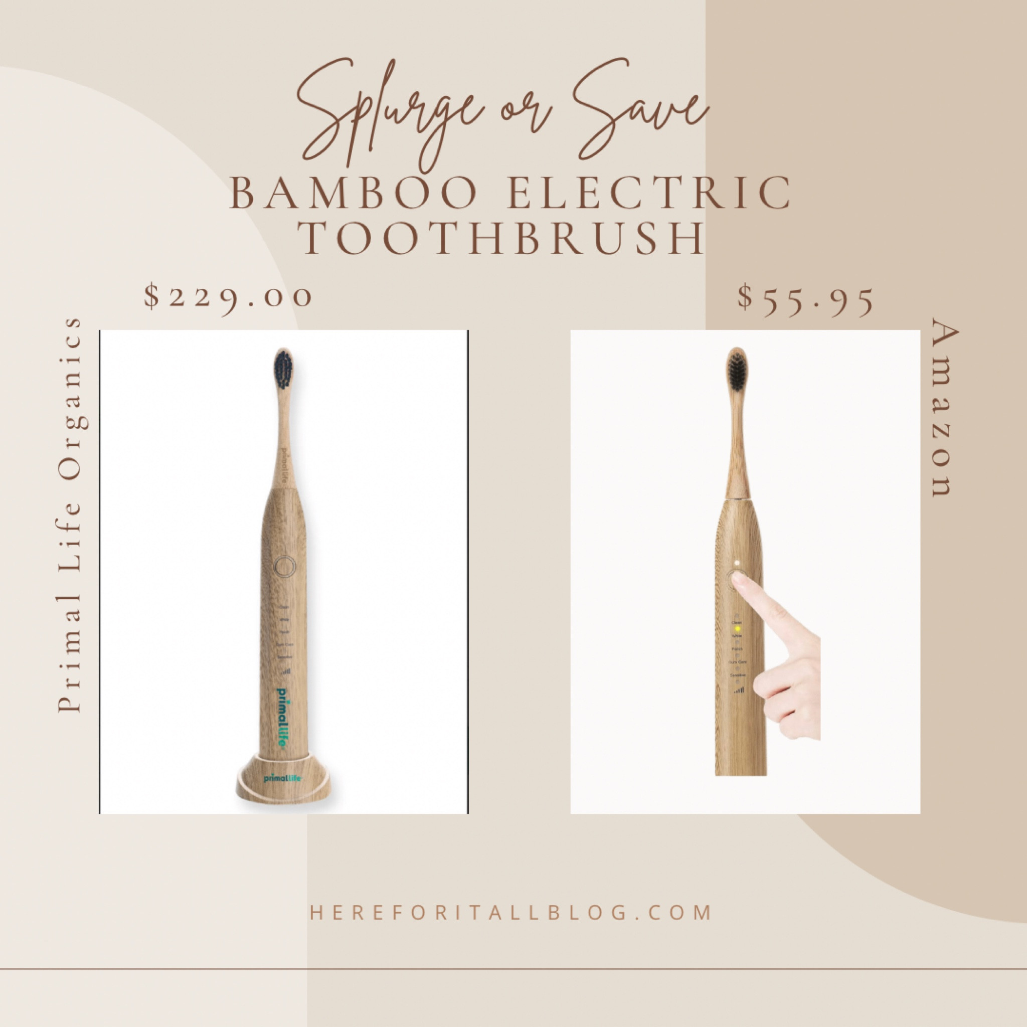 I am here for all the natural, organic, non-toxic things I can find so when Primal Life Organic flashed me an ad for their bamboo sonic toothbrush-I clicked. But at $229 ($183.20 on sale), I did a quick search and found one on Amazon without their brand logo at a fraction of the cost! So I grabbed a few other natural goodies as well! Mistletoe ready!

#LTKHoliday #LTKsalealert #LTKGiftGuide