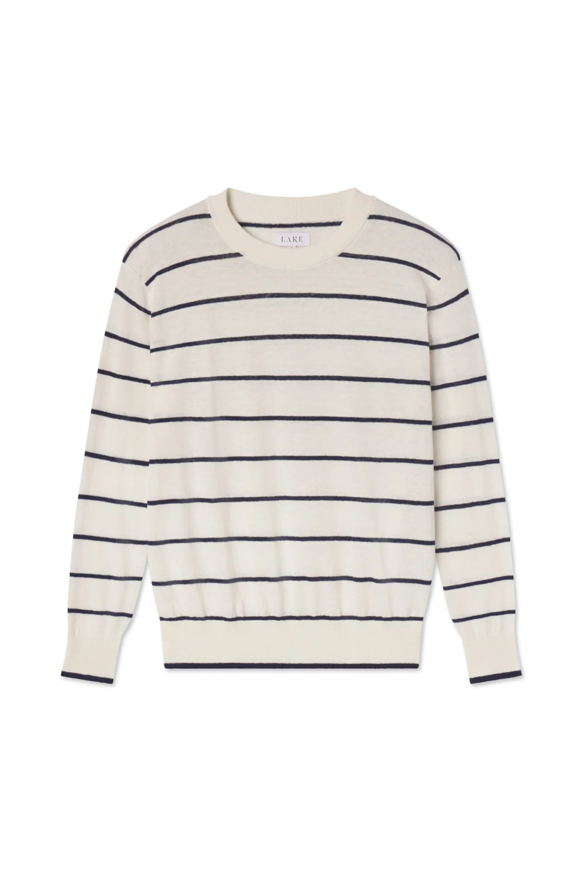 Evaline Sweater in English Navy Fisherman | Lake Pajamas