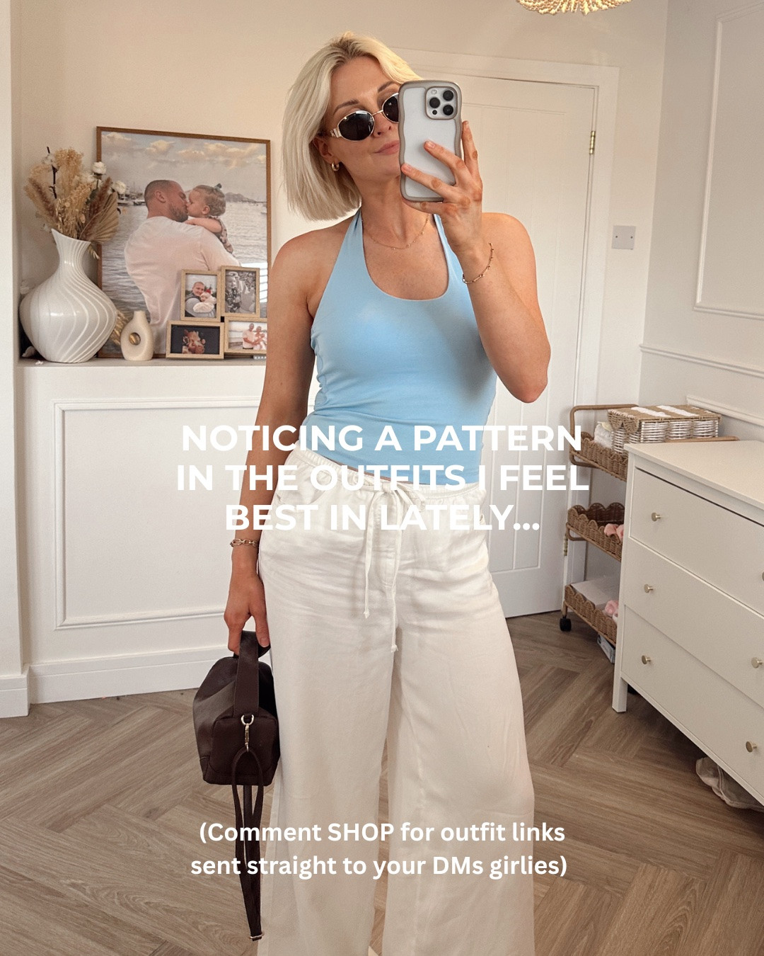 I’ve been feeling a bit disconnected from my style lately, so I started looking back through recent outfits to see what I actually felt good in… and there’s definitely a pattern 😂

The outfits I keep reaching for aren't the most fashionable, the most expensive or the most "put together".

They're the ones that feel comfortable, relaxed, colourful, a little bit playful and most importantly… like me.

I think for a while I was putting pressure on myself to have it all figured out again, but the truth is I'm still getting to know this version of myself after three babies, and maybe that's okay 🤍

For now, I'm choosing outfits that make me feel confident, comfortable and a little bit more like me.

Which one is your favourite? ✨

#LTKuk #LTKsummer #LTKstyletip