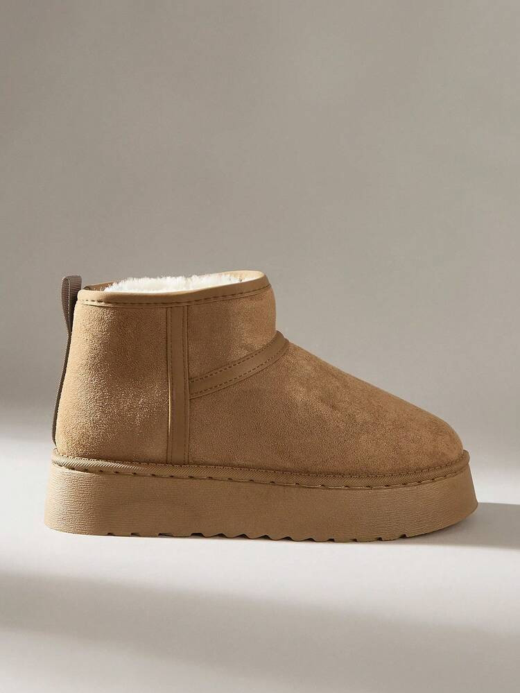 Solecia Women's Snow Boots, Suitable For Everyday Wear In Autumn/Winter | SHEIN