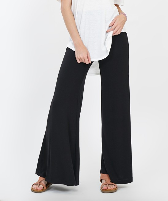 Lydiane Women's Casual Pants BLACK - Black Palazzo Pants - Women | Zulily
