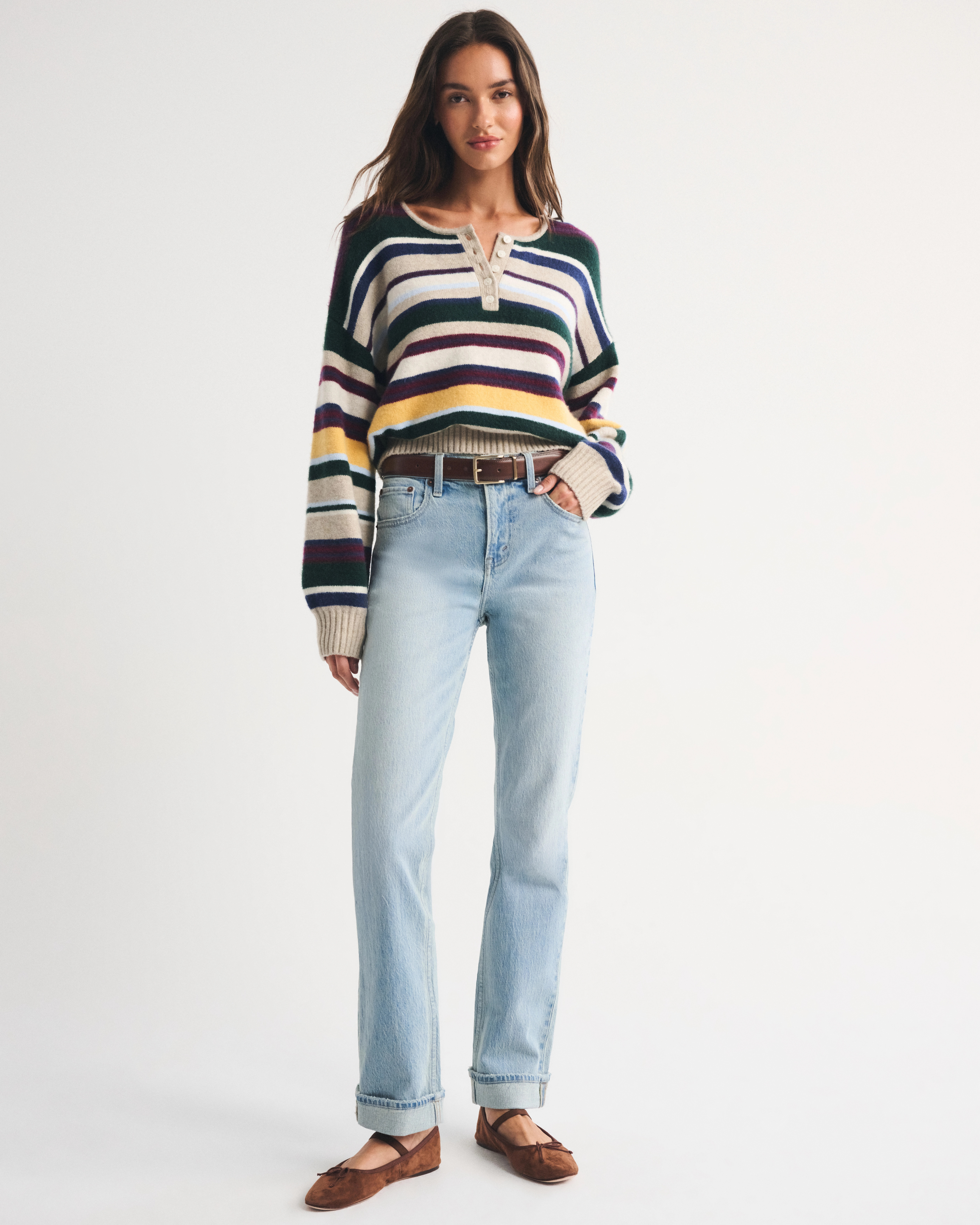 High Rise 90s Straight Jean | Abercrombie & Fitch (US)