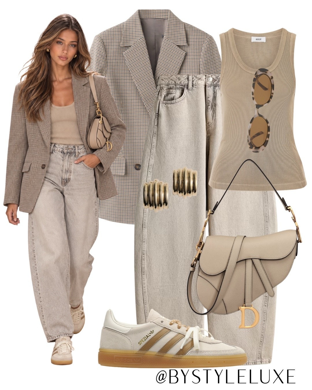 BEIGE - Beige with taupe tones for autumn, love these @adidas Spezials, such a versatile colour

#jeans #trainers #blazer

#LTKautumn #LTKjeans #LTKshoes