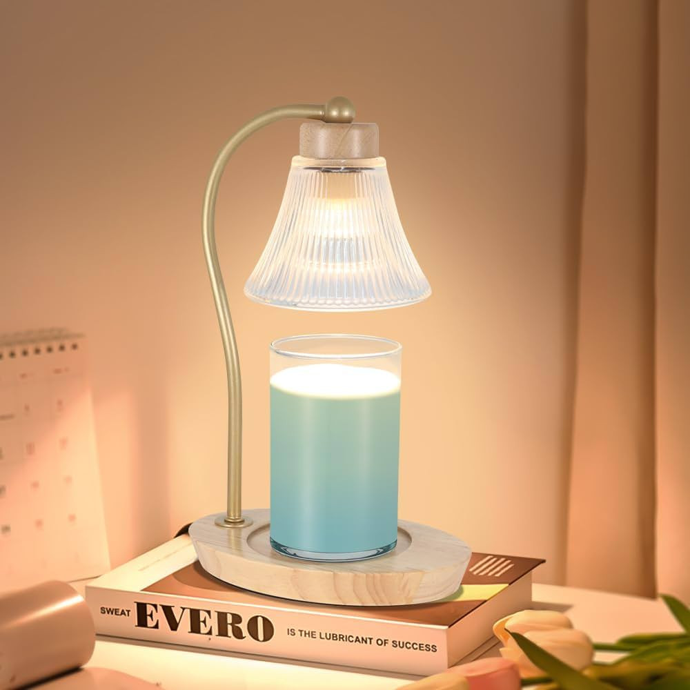 Dimmable Candle Warmer Lamp, Electric Candle Melter Melting Wax Fits Small & Large Candle Jar, Sc... | Amazon (US)
