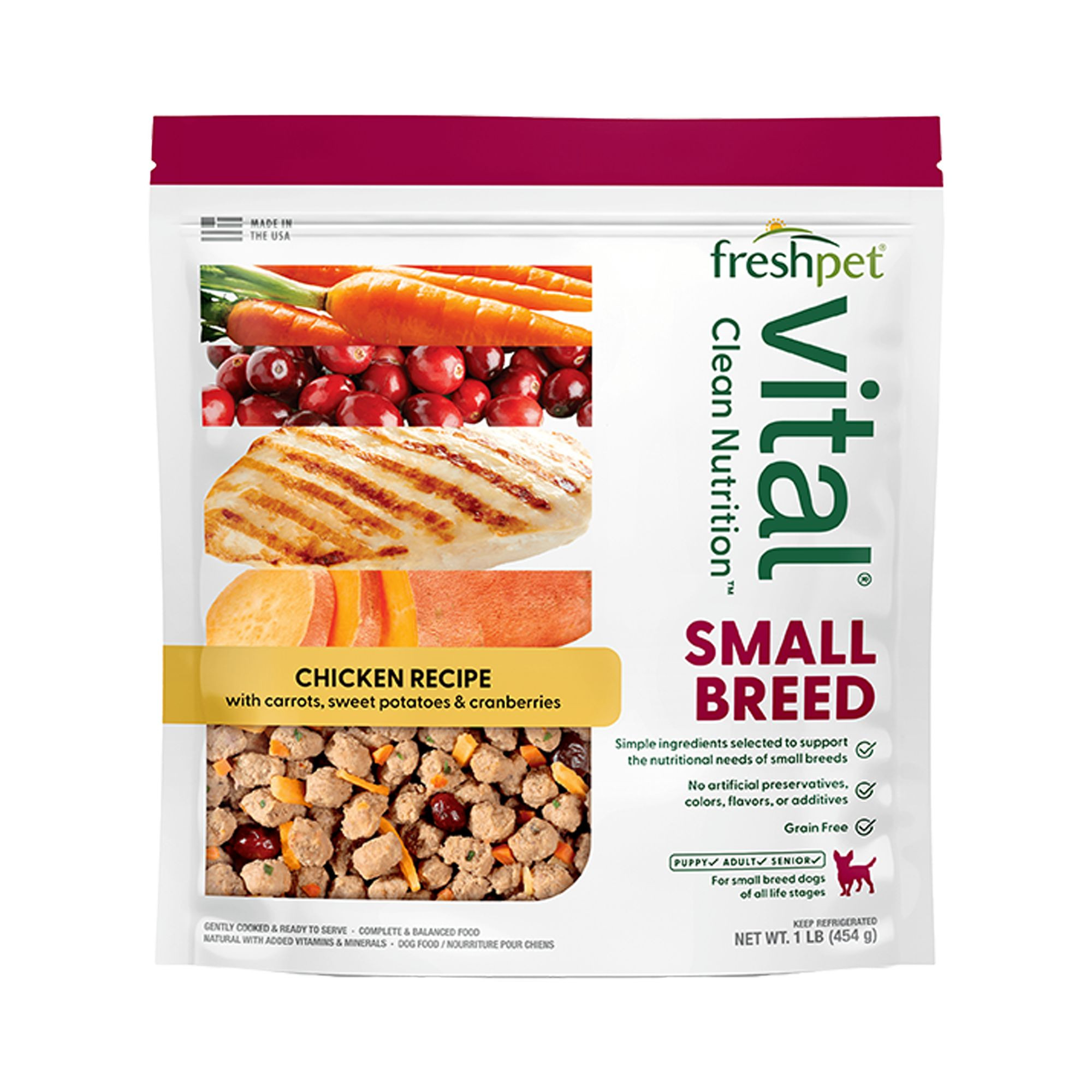 Freshpet® Vital™ Grain Free Complete Meals Small Breed All Life Stage Dog Food | PetSmart