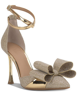 I.N.C. International Concepts Women's Saori Bow Ankle-Strap Pumps, Created for Macy's - Macy's | Macy's