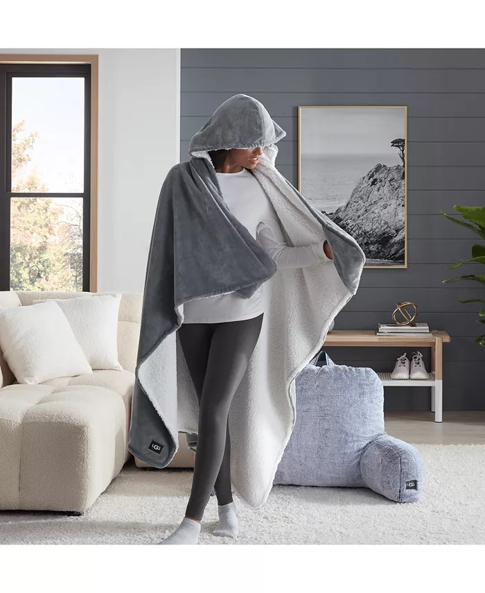 Avery Hooded Throw, 50" x 60" | Macy's