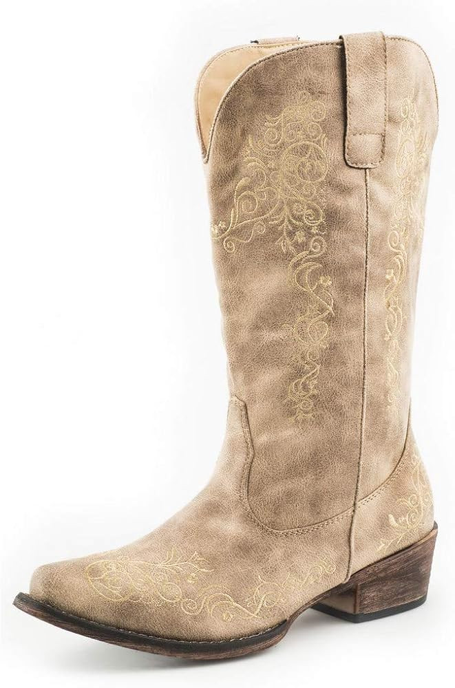 ROPER Women's Riley Scroll Western Boot | Amazon (US)