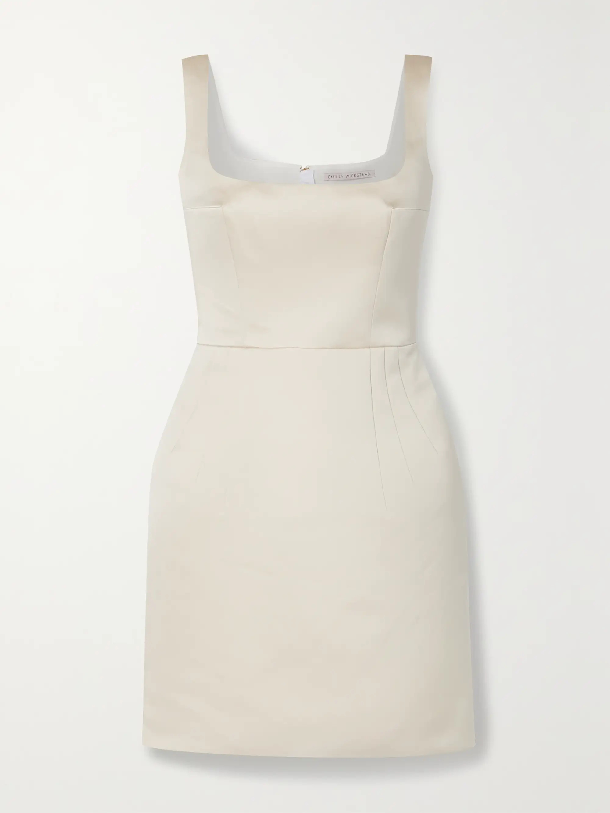 Salma duchesse-satin mini dress | NET-A-PORTER (UK & EU)