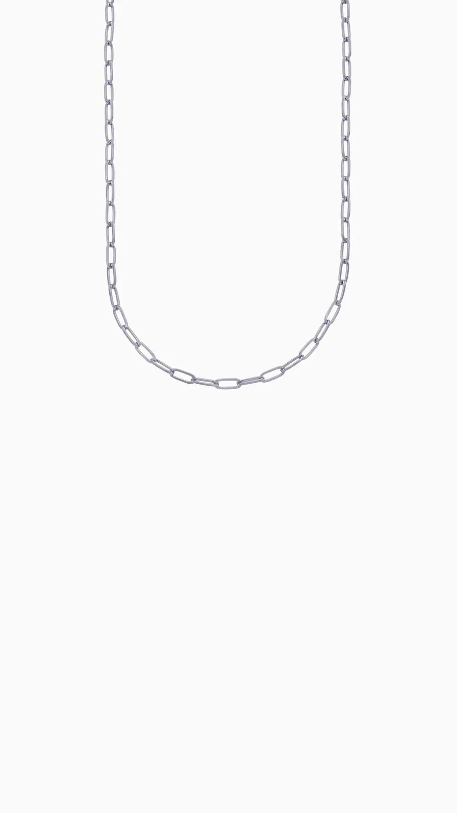 Thin Paperclip Necklace | Mint & Lily