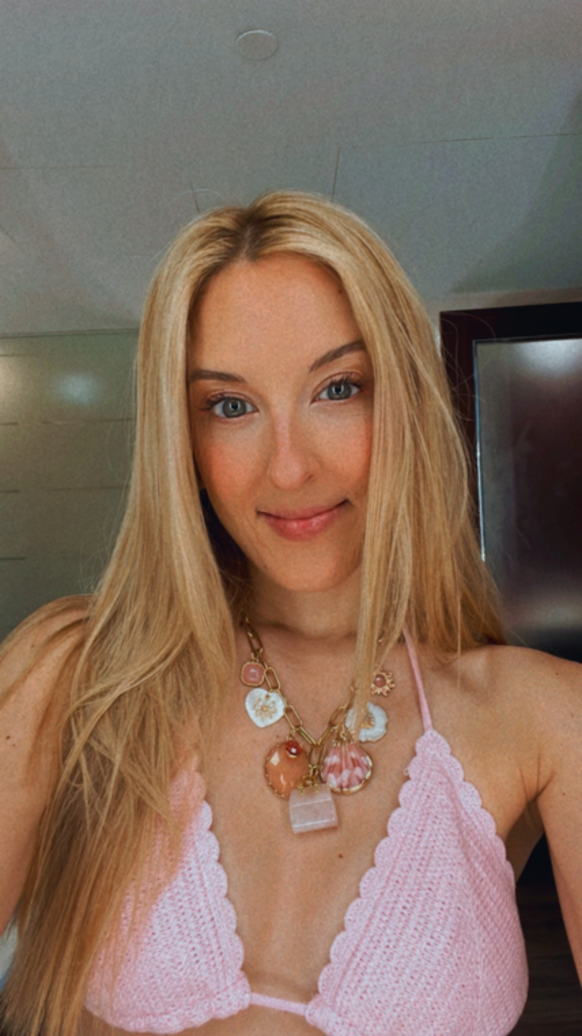 Perfect baby pink crochet bikini 😇👙🩷
True to size and medium coverage! 

#LTKTravel #LTKSeasonal #LTKSaleAlert