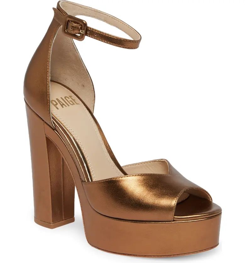 PAIGE Camryn Platform Sandal | Nordstrom | Nordstrom