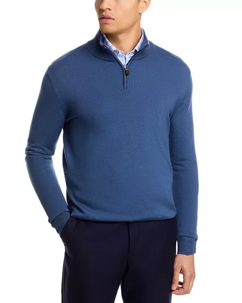 The Men's Store at Bloomingdale'sQuarter-Zip Merino Wool Sweater - Exclusive4.7 (218) | Bloomingdale's (US)
