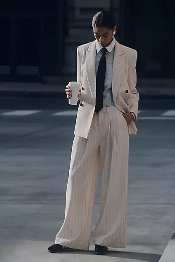 By Anthropologie Pleated Cord Trousers | Anthropologie (US)