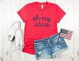 oh my stars Womens 4th of july shirt star shirt fourth of july memorial day shirt independence day t | Amazon (US)