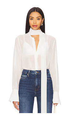 Lovers and Friends Michelle Sheer Top in White from Revolve.com | Revolve Clothing (Global)