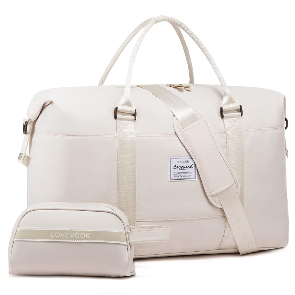 LOVEVOOK Weekender Bag for Women Cute Travel Tote Bag Gym Duffel Bag with Toiletry Bag Carry On B... | Amazon (US)