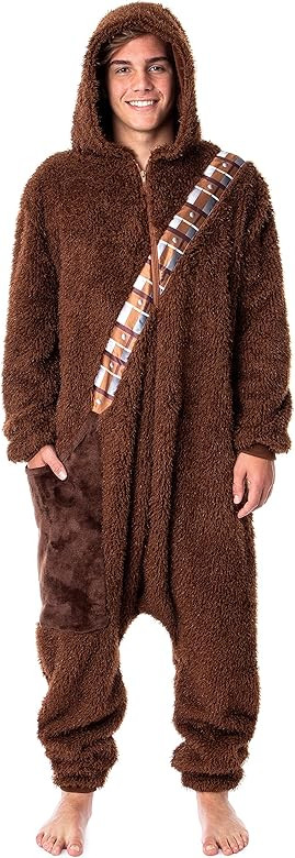 Star Wars Adult Chewbacca Chewie Kigurumi Costume Union Suit Pajama for Men and Women | Amazon (US)