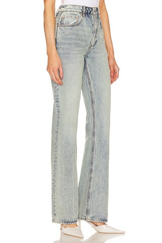 GRLFRND Melanie High Rise Boot Cut in Tupelo Tint from Revolve.com | Revolve Clothing (Global)
