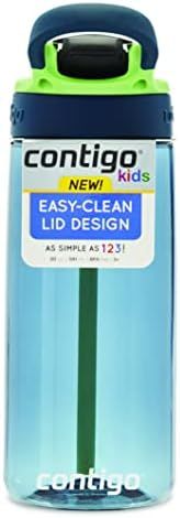Contigo Kids Water Bottle with Redesigned AUTOSPOUT Straw, 20 oz., Blueberry & Green Apple | Amazon (US)