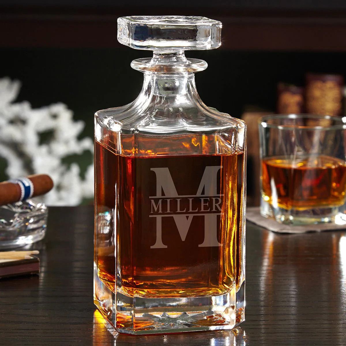 Custom Carson Whiskey Decanter | HomeWetBar.com