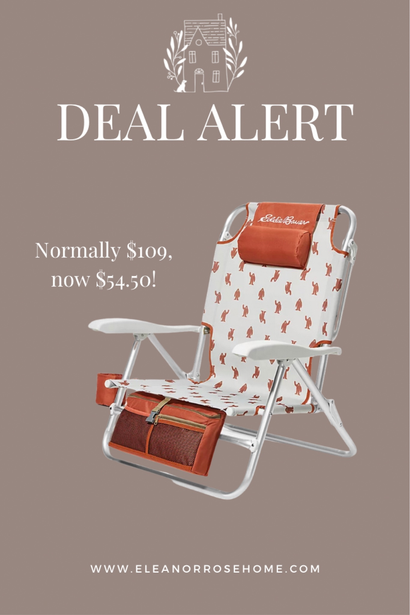 Backpack beach chair from Eddie Bauer on sale! 

#LTKsalealert #LTKSeasonal #LTKFind