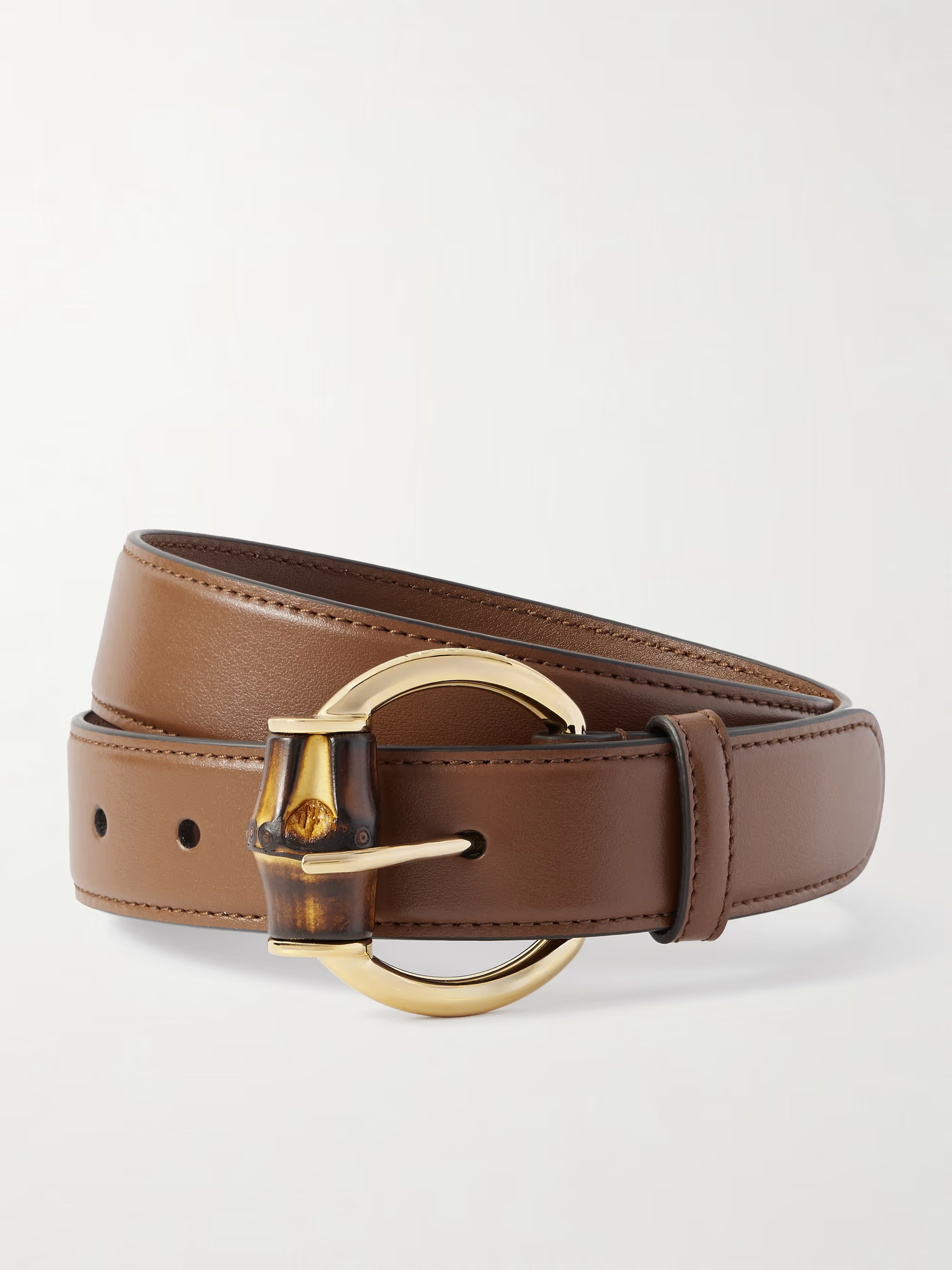 Bamboo leather belt | NET-A-PORTER (US)