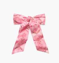 The Belle Bow - Pink Palm Ikat | Hill House Home US