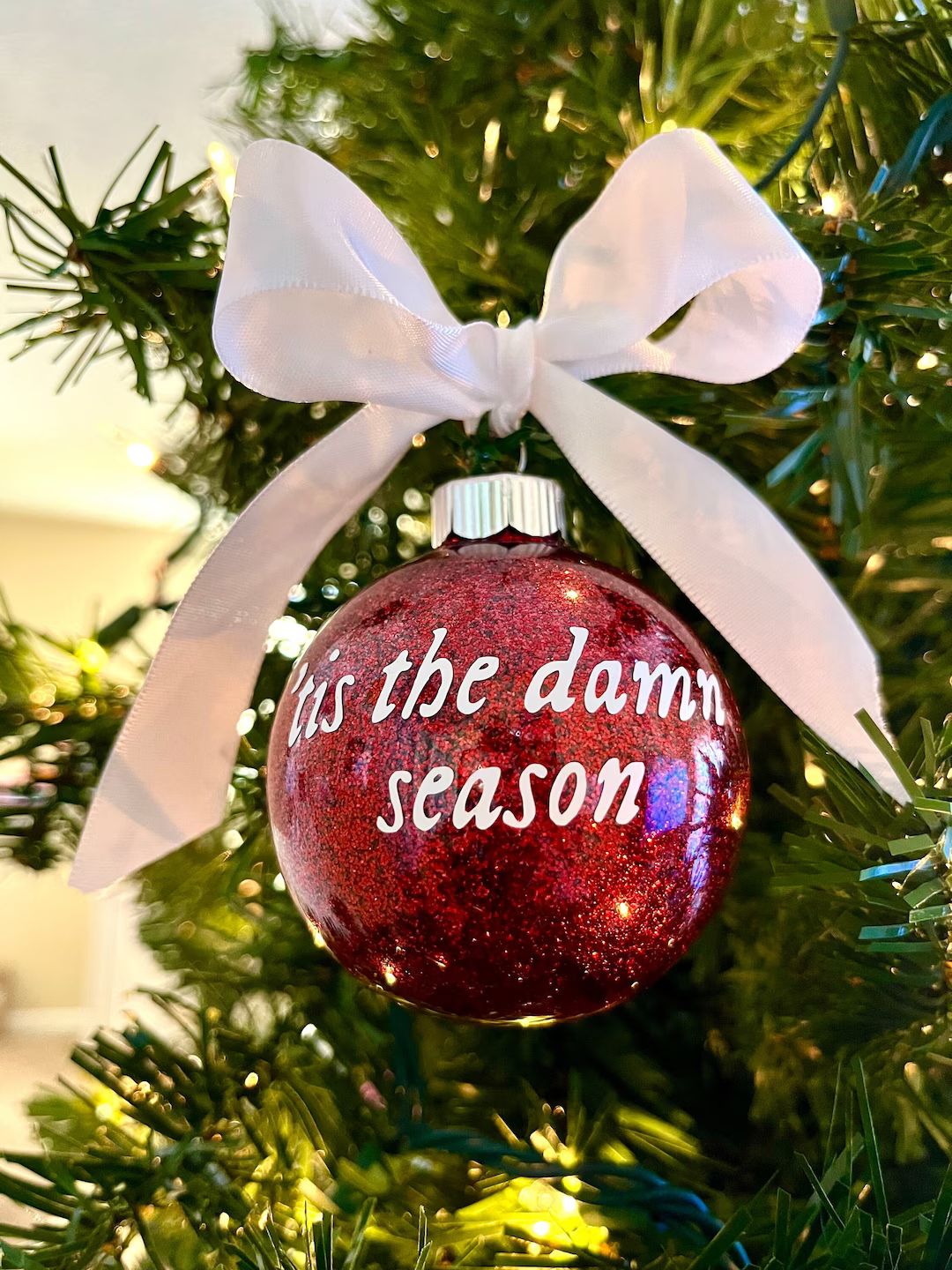 tis the damn season ornament | Taylor Swift Inspired Ornament | Etsy (US)