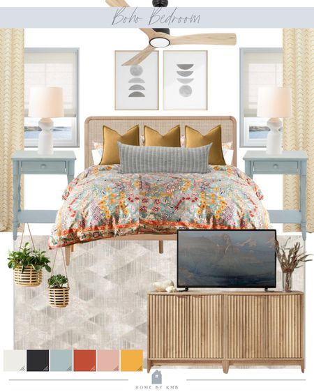 Boho master bedroom design 

#LTKhome